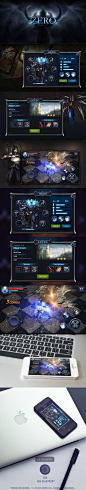 Zero : Game interface design by Dik Tu