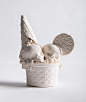 Death by Sugar: Porcelain Sculptures by Jacqueline Tse | Inspiration Grid : ‘Death by Sugar’ is an ongoing series of porcelain sculptures by American artist Jacqueline Tse.
