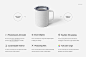 %name 10oz不锈钢咖啡杯样机套装Stainless Coffee Cup Mockup