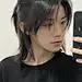 狼尾假发男长发日系男生武士头中分男士鲻鱼头自然日常全头套式-淘宝网