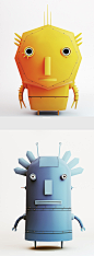 Stylized Robots | Mixed | Updated 17/07 on Behance