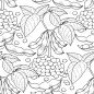 大豆,插画,草图,植物,分离着色,轮廓,有机食品,自然,草本,收集