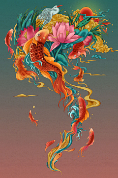 国潮-花瓣网|陪你做生活的设计师 | 插画