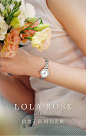Lola Rose手表女满天星女表银色小表盘-tmall.com天猫