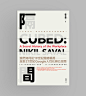 Cubed: A Secret History of the Workplace : 用印刷的載體：紙張，來作出一個直接對應書名的「隔間」，以其將書名筆畫拆開（分別印於書衣正反面、再反摺至同面），並為了讓這點被強調而將書名文字放大，然後也發現，放大的書名還很貼合「人生而自由，為何自困於辦公室隔間裡？」這句文案裡的壓迫感，紙張半透的隱蔽感也呼應了原文副書名「A Secret History…」，同時再直觀地以隔間平面圖融入文字的編排，再次向讀者提示這本書的主題。