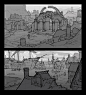Freezing Rome, Xiaosheng Bai : A serious earthquake occurred in Rome. The city was deeply destroyed. The military organized rescue operations. 
They found the temperature dropped fast. A very large hole appeared in the Roman Colosseum,and cold air emanate
