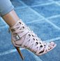 Be strap happy in Vince Camuto caged sandals