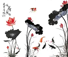 中国风水墨元素背景  - 源文件下载【酷图网】设计,花纹背景,国画,背景,毛笔字,山水画,意境,水墨荷花,墙纸,屏风,水墨背景,古朴,江南水墨,中式,中国风,古镇,壁纸,花鸟,水彩水墨,广告设计,毛笔画,山水,古风,古典,水墨装饰画,二十四节气