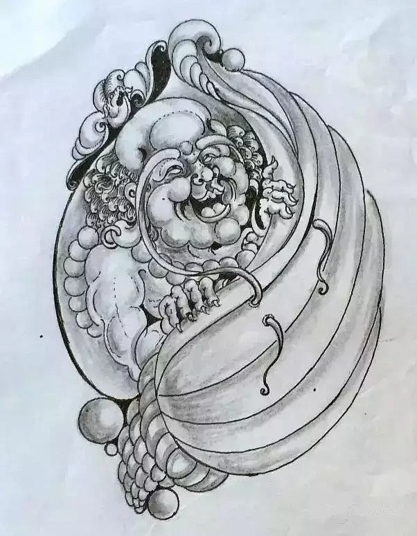 #雕刻参考图##玉雕图谱##玉雕线稿##...