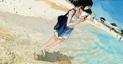 9月开学季，夏天即将过去，秋天即将到来，憧憬青春时光插画作品