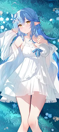 黒炎紳士  二次元少女  动漫壁纸   
❄️雪花菈米  白色连衣裙