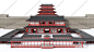 中式古建筑3D模型下载【ID:549040650】