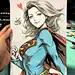 今天最后再来放一波“Artgerm”在今年NYCC上画的签绘吧。平时他喜欢尝试日漫美漫不同作品的男男女女，可能因为是签绘，所以几乎清一色的女性角色。有他担任个刊封面画师的超级女孩和猫女，也有神奇女侠、惊奇队长、猫女、蜘蛛格温、蝙蝠女孩、黑凤凰、蛮荒之地的罗刹等，看着确实赏心悦目。 ​​​​