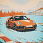 Porsche / VW : illustrations for Porsche and VW 