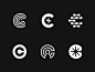 字母C的创意LOGO设计 ​​​​