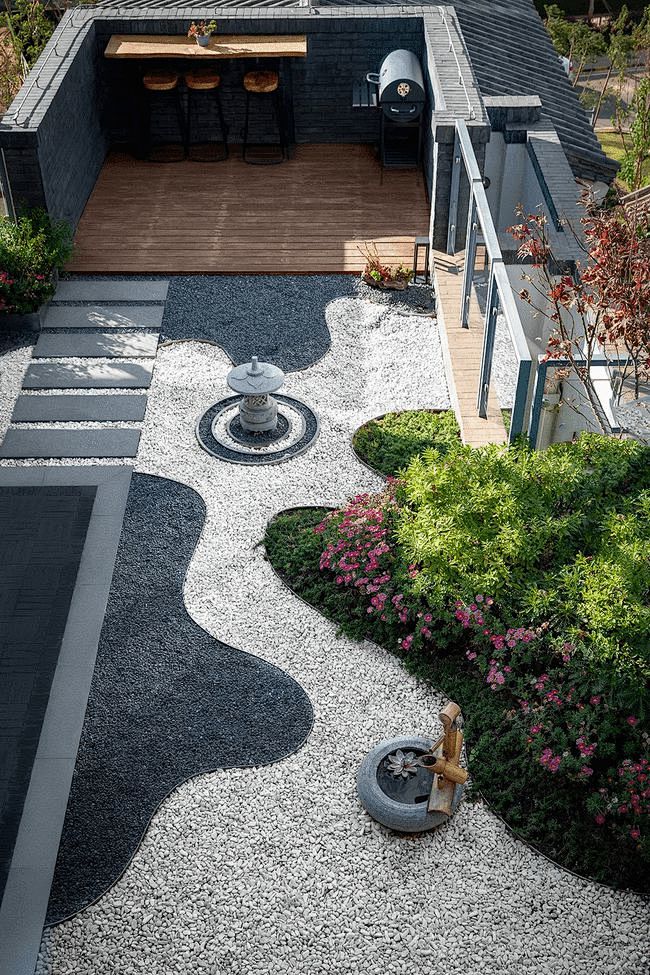 日式庭院设计攻略，面积不大的院子，日式风...