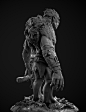 Cave Troll , Tomasz Marczak : Hi all, here is a finished Cave Troll piece. 
4 Texture Sets.
112K Triangles.