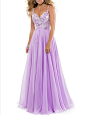 Vickyben Evening Prom Dress Long Chiffon Lace Appliques | Amazon.com