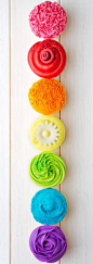 vibrant coloured Lemonade Cupcakes recipe - #pretty #赏味期限# #吃货# #甜品# #饼干#