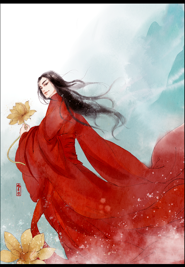 惜红衣-鸦青染 