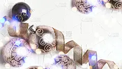 贺卡,新年前夕,背景,圣诞球,球,加拿大,节日,新的,白色