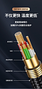 图拉斯华为TypeC数据线TpyeC充电线66W超级快充6A闪充5A适用于Tapyc冲Mate40手机P50P30Pro加长2米usb小米Tpc-tmall.com天猫
