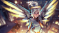 General 1920x1080 video games Overwatch Mercy (Overwatch)