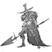 WITCH FOREST—Isabel, Sun haiyang : 伊莎贝尔·加伍帝，黑巫女美狄亚同父异母胞妹，前科奇斯岛猎魔人组织成员，复仇之夜后跟随美狄亚进入巫女之森
WITCH FOREST—Isabel
Isabel·Garwoody, half sister of the Medea, a former member of the demon hunter organization of Cochise Island, followed Medea into the witch forest 