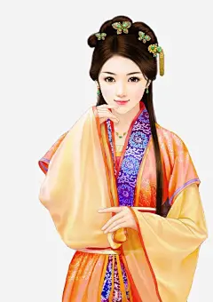 古代美女高清素材 手绘 设计图片 免费下载 页面网页 平面电商 创意素材 png素材