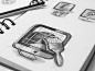 App Icon Sketches : Selection of pencil sketches for app icons and illustrations by Ramotion http://ramotion.com