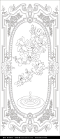 玉兰花欧式花纹雕刻图案图片