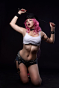 Poison Street Fighter by Fiora-solo-top _COS_T202192 