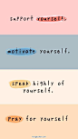 support yourself. motivation yourself. 自我肯定的英文短句子手写简笔画大全 | 红豆饭小学生简笔画大全 hongdoufan.com : When you get motivated, you can accomplish almost anything. You can get motivated to lose weight, get motivated to exercise, get motivated to study, get motivated to w