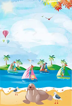 世界海豹日保护海豹公益海报高清素材 页面 设计图片 免费下载 页面网页 平面电商 创意素材