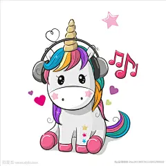 卡通独角兽