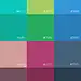 Flat Colour inspiration for web design via infinpixels