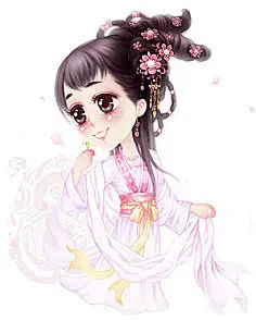 嘀咕图片中国风 古典风格 游戏手绘 插画 手绘 优雅 唯美 小清新 花样美男美女