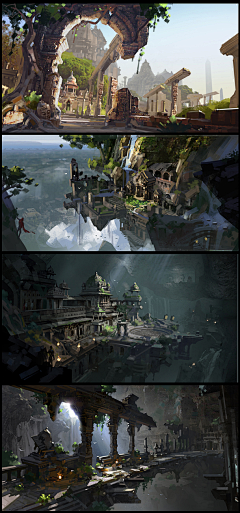 二月春风~采集到概念场景