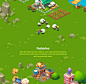 farm city farm game game asset game design  game mobile game ui iKame ILLUSTRATION  Character design  game