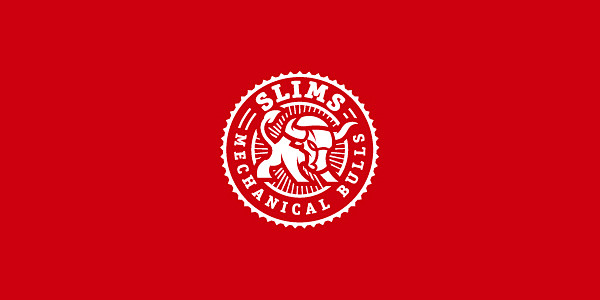 威武霸气国外老牛印章创意图形LOGO设计