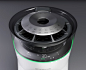 A top view of the Air Purifier showing control buttons and display features.