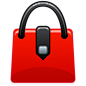 红色购物袋图标iconpng.com