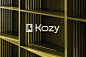 brand identity logo visual identity kozy furniture store Brand Design Logotype Graphic Designer design furnıture  