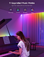 Amazon.com: Govee RGBIC LED Strip Lights, 16.4ft Smart LED Lights for Bedroom, Bluetooth LED Lights APP Control, DIY Multiple Colors on One Line, Color Changing LED Lights Music Sync for Gaming Room, Indoor : Tools & Home Improvement