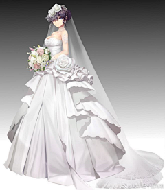 夜行于巍采集到花嫁 婚纱