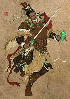 都江堰下，千古英风。二郎在此，波澜不惊——应龙 