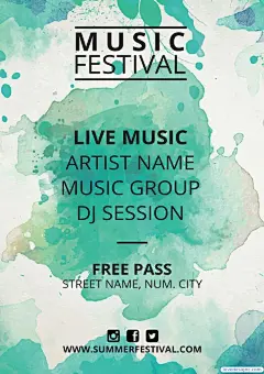 图片[6]-欧美英文语ps水彩水墨泼墨背景海报设计模板PSD平面设计矢量素材-爱设计爱分享c