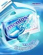 Key Visual Mentos Triplamente Surpreendente : Esse foi o Key Visual desenvolvido para o lançamento do produto Mentos 3x Mais no Brasil. O conceito foi adaptado para muitos outros meios de comunicação, entre eles a Fan Page oficial da marca no país e Broad