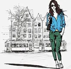 女孩 元素 免抠png 设计图片 免费下载 页面网页 平面电商 创意素材