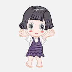 原创手绘Q版人物可爱的女孩可商用元素图片大小2000x2000px 图片尺寸427.1 KB 来自PNG搜索网 pngss.com 免费免扣png素材下载！q版#潮流#呆萌#动漫#可爱#漫画#女孩#人物#人物素#日系#时尚#手绘#温柔#
